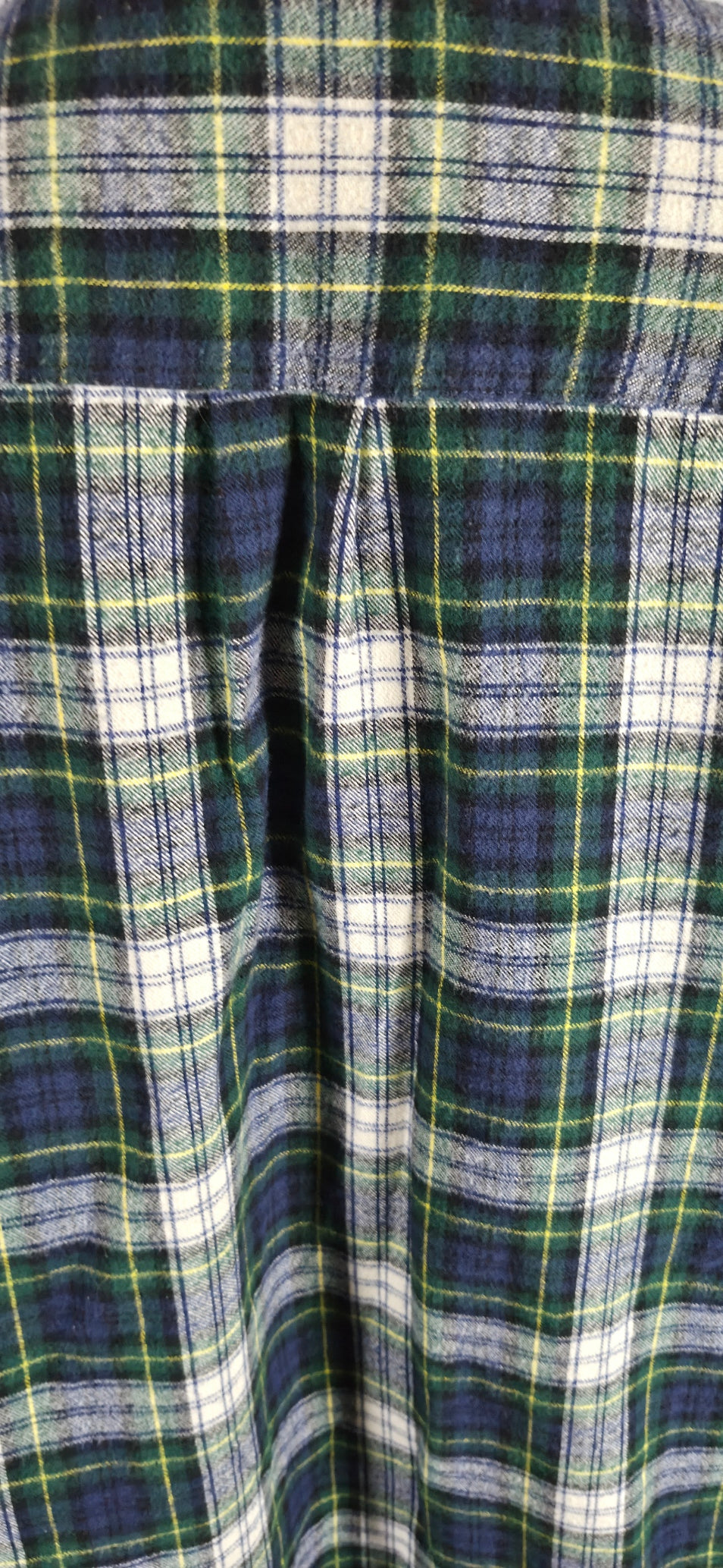 L.L.Bean Scotch Plaid Flannel Shirt XXL Tall Traditional Fit 100% Cotton