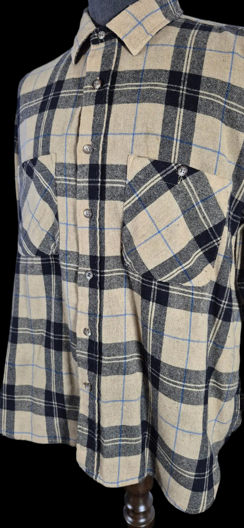 Vintage Arrow Dover Wool Blend Flannel Shirt Jacket Men’s XL Made in Korea