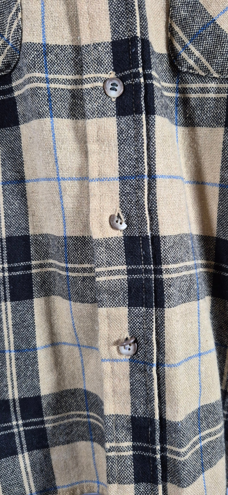 Vintage Arrow Dover Wool Blend Flannel Shirt Jacket Men’s XL Made in Korea