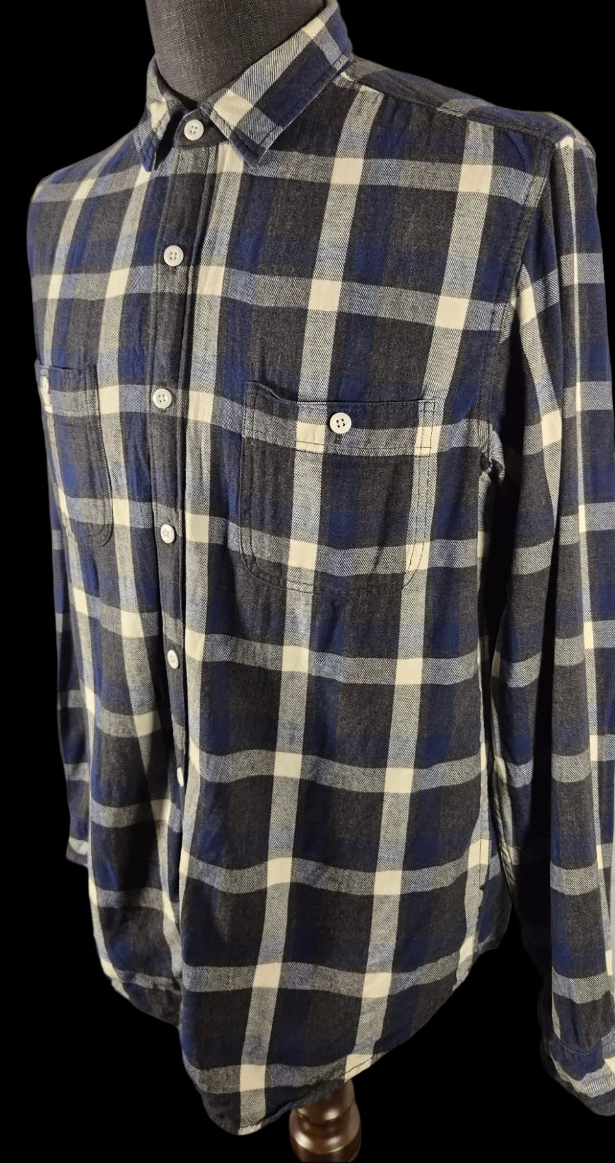 J.Crew Sportsman’s Outfitter Men’s Large Plaid Flannel Shirt 100% Cotton