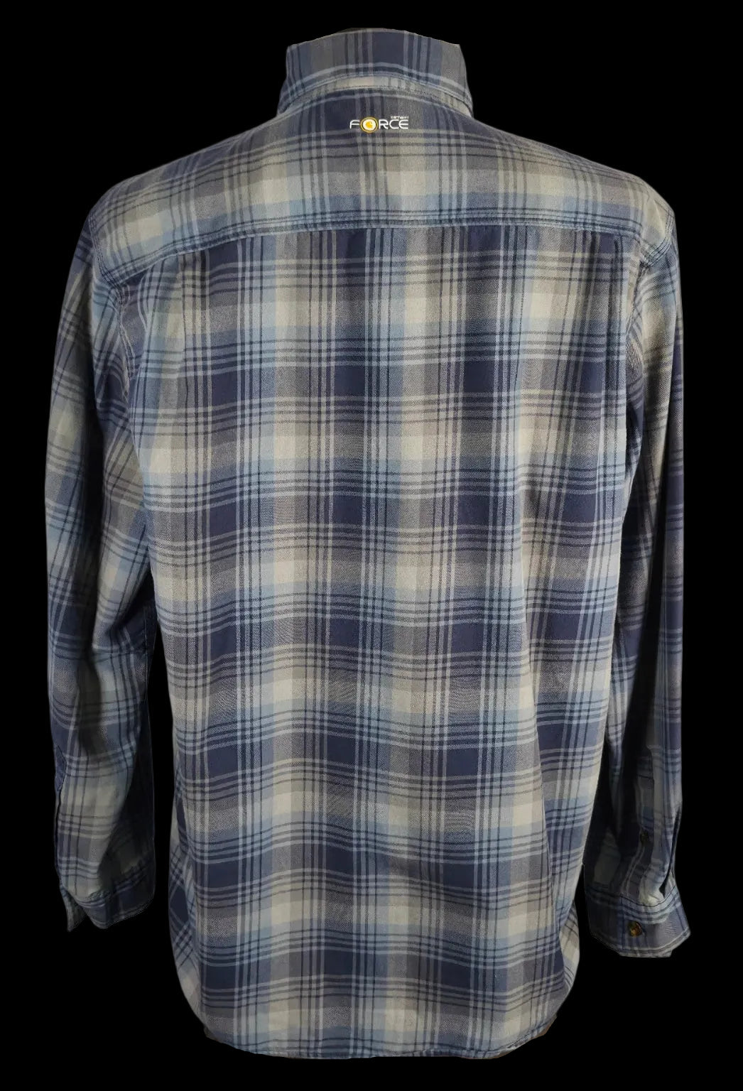 Carhartt Force Men’s Large Relaxed Fit Plaid Flannel Shirt – Fall 2015