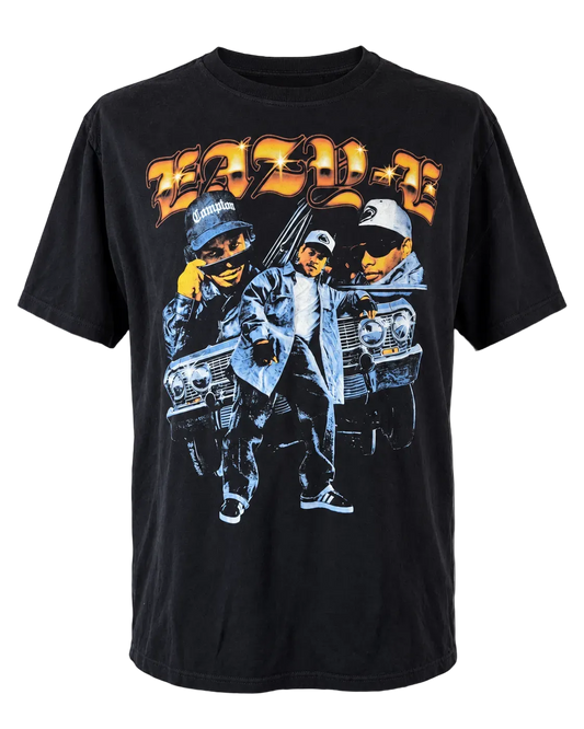 Eazy-E Graphic T-Shirt Men’s XL Black Hip Hop Rap Tee Compton NWA Style