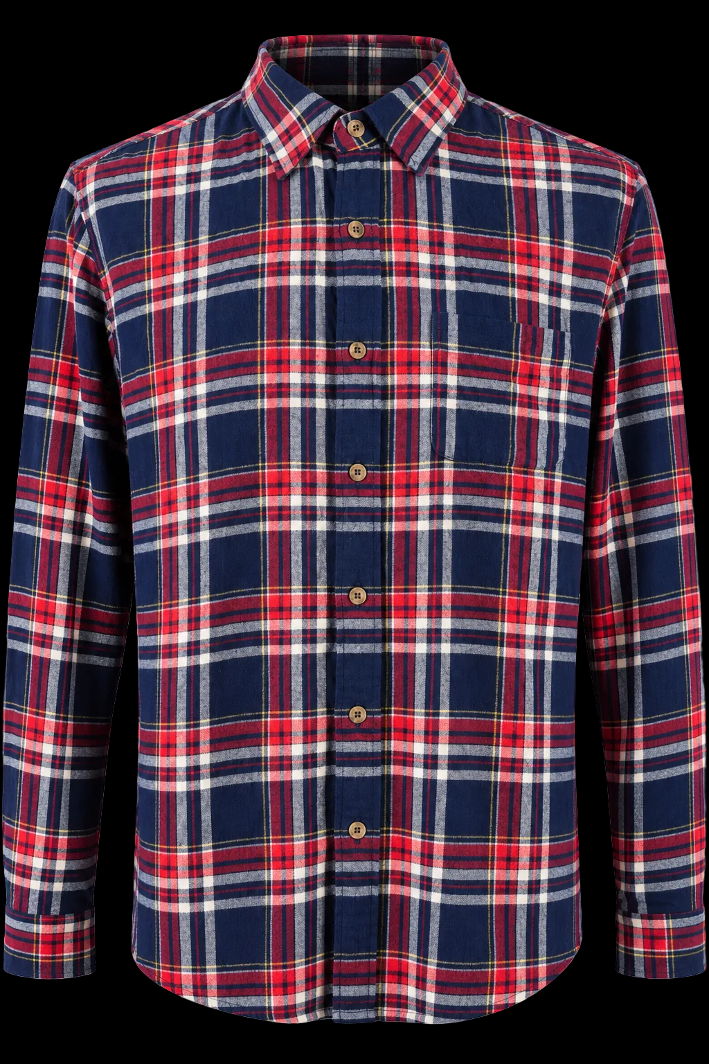 J.Crew Men’s Large Classic Fit Tartan Plaid Flannel Shirt – 100% Cotton