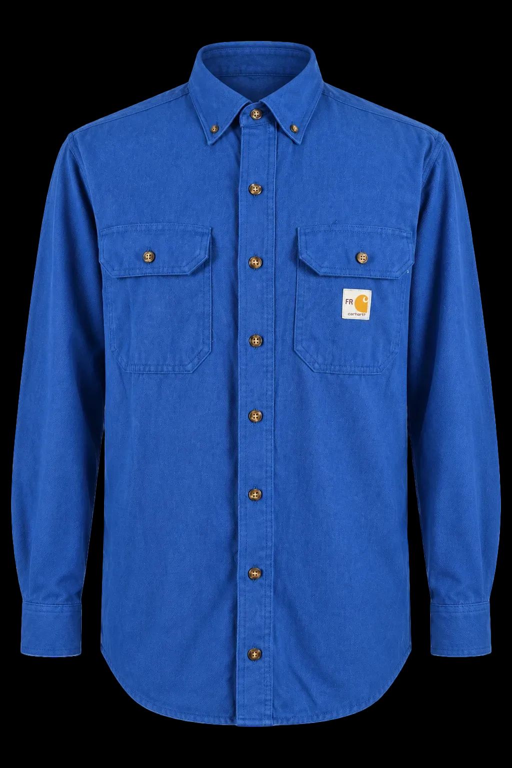 Carhartt FR Men’s Medium Blue Flame Resistant Work Shirt NFPA 2112 Westex