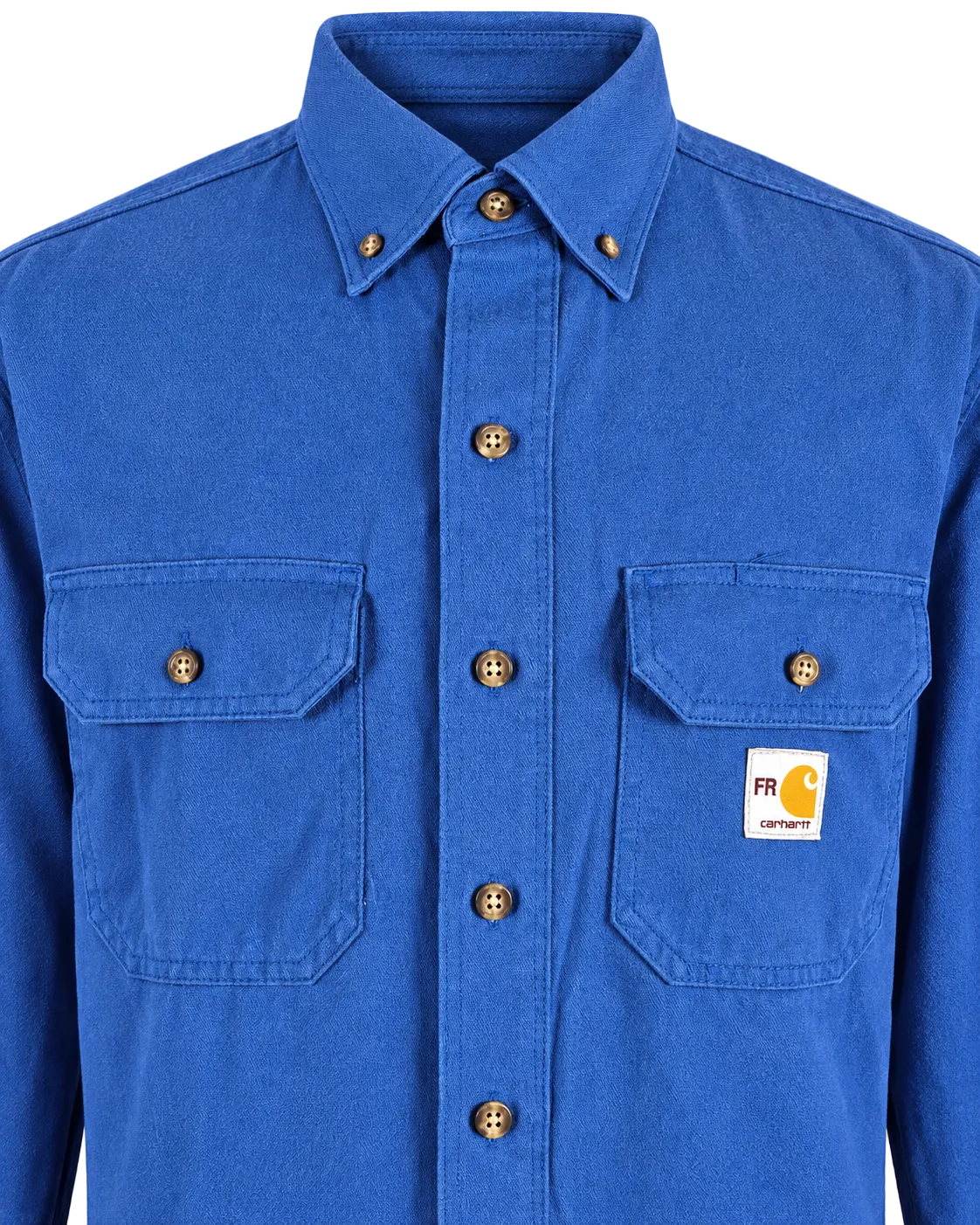 Carhartt FR Men’s Medium Blue Flame Resistant Work Shirt NFPA 2112 Westex