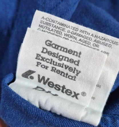 Carhartt FR Men’s Medium Blue Flame Resistant Work Shirt NFPA 2112 Westex