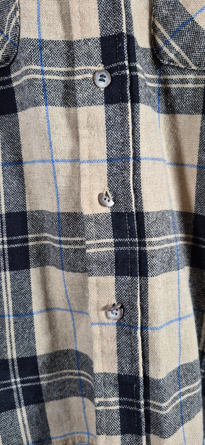Vintage Arrow Dover Wool Blend Flannel Shirt Jacket Men’s XL Made in Korea