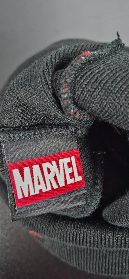 New Era Marvel Deadpool Pom Beanie — Red & Black | New With Tags