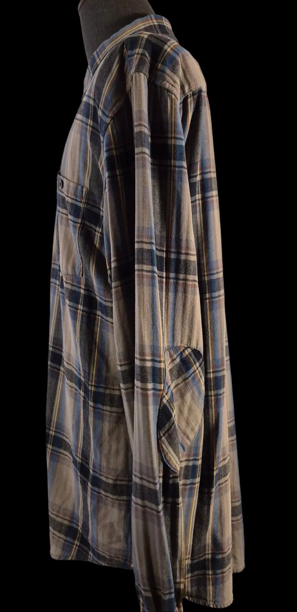Buffalo I Jeans Men’s XXL Plaid Flannel Shirt – 100% Cotton Button Down