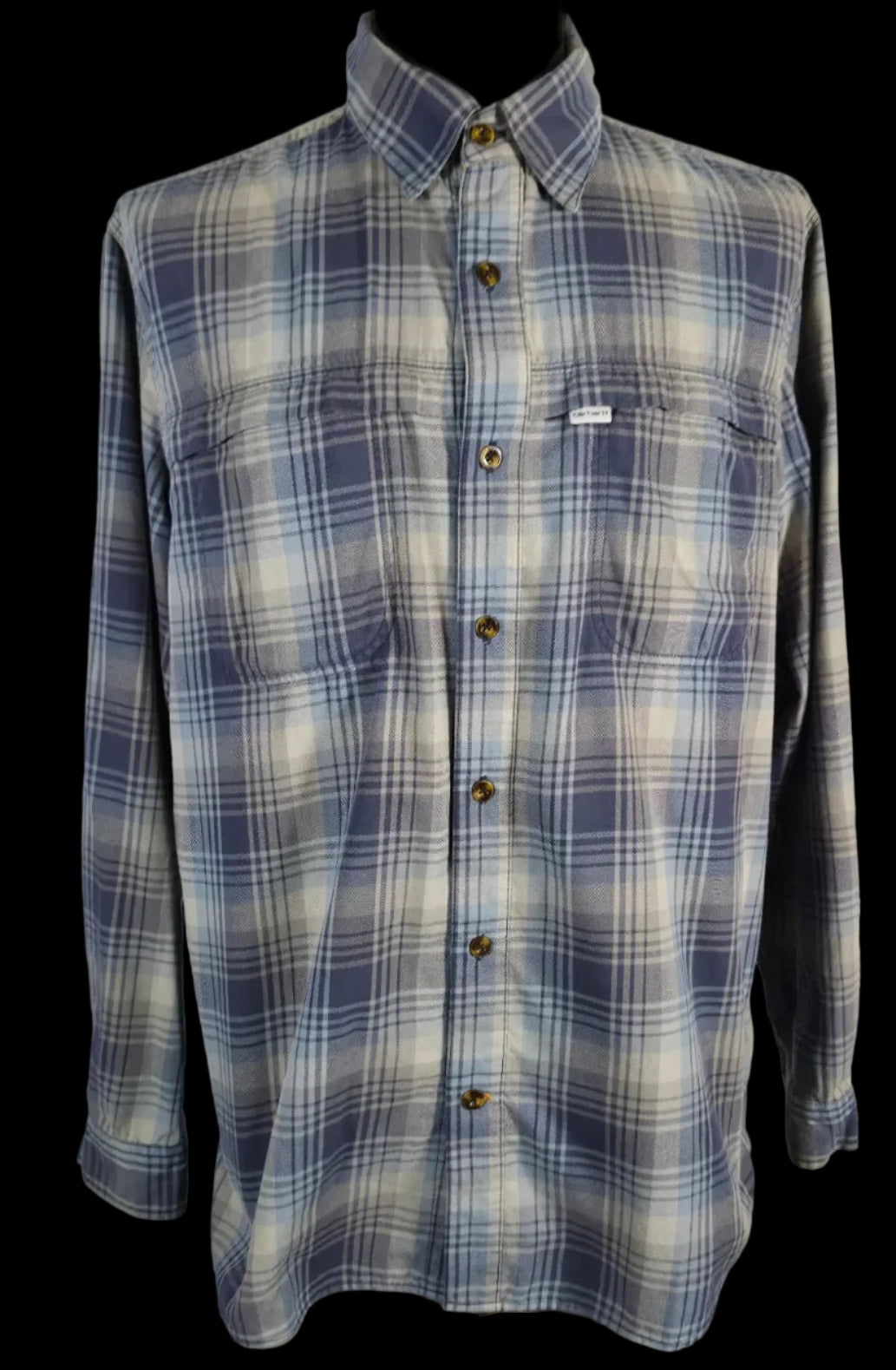 Carhartt Force Men’s Large Relaxed Fit Plaid Flannel Shirt – Fall 2015