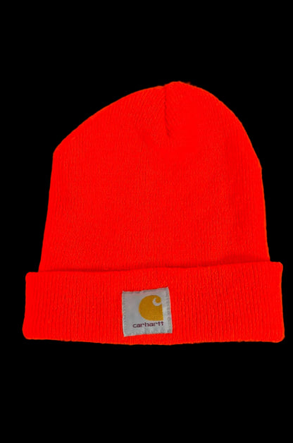 Carhartt A18 Cuffed Beanie — Bright Orange | Made in Canada