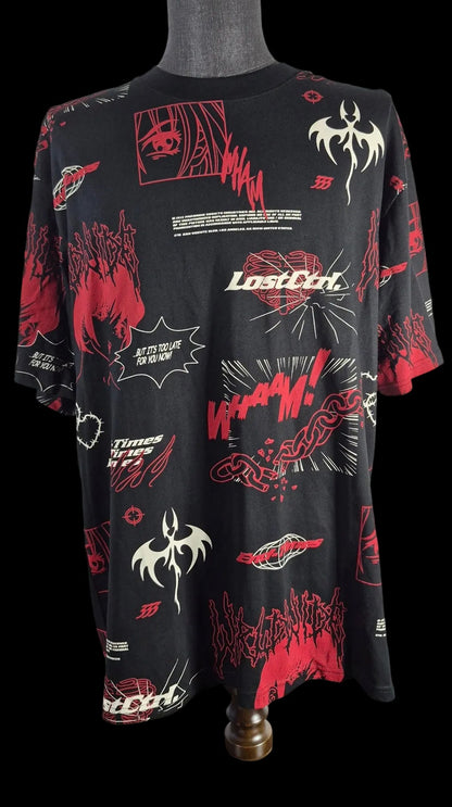 FSBN “End Times” Anime Graphic Tee — Black XXL | New With Tags