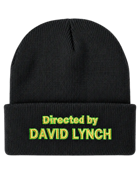 Directed by David Lynch Embroidered Knit Beanie – Cult Cinema Film Hat OS