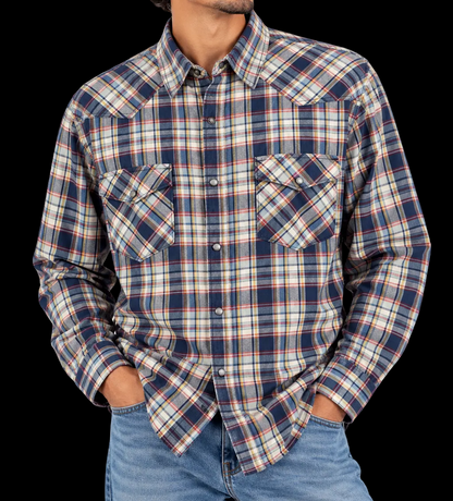 Mambo Australia Pearl Snap Plaid Shirt – XL