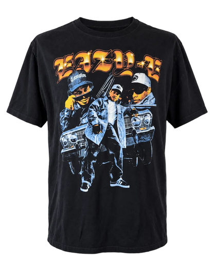 Eazy-E Graphic T-Shirt Men’s XL Black Hip Hop Rap Tee Compton NWA Style