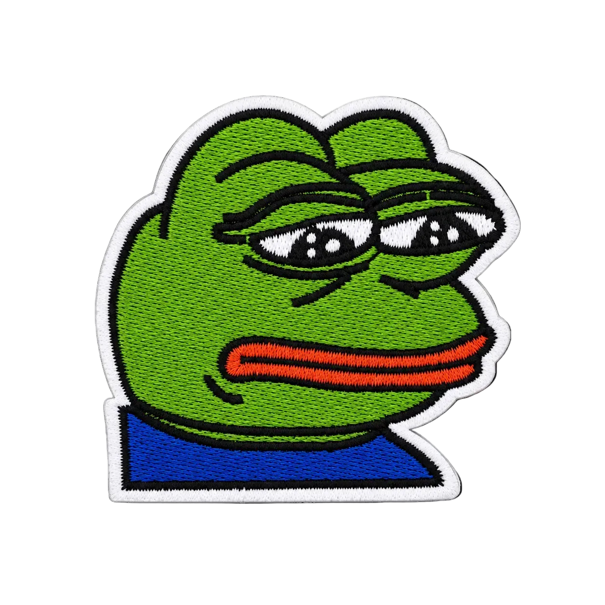 Pepe the Frog Meme Embroidered Iron-On Patch