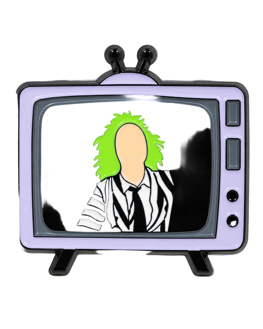 Beetlejuice Tribute Retro TV Horror 1.5" Enamel Pin