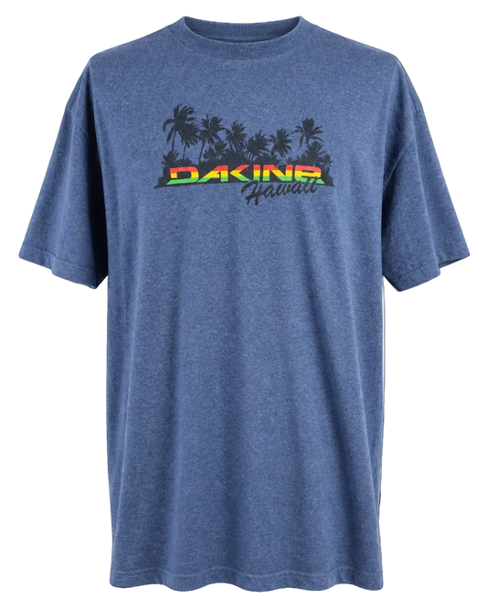 Dakine Hawaii Men’s XL Blue Graphic T-Shirt Palm Trees Surf Skate