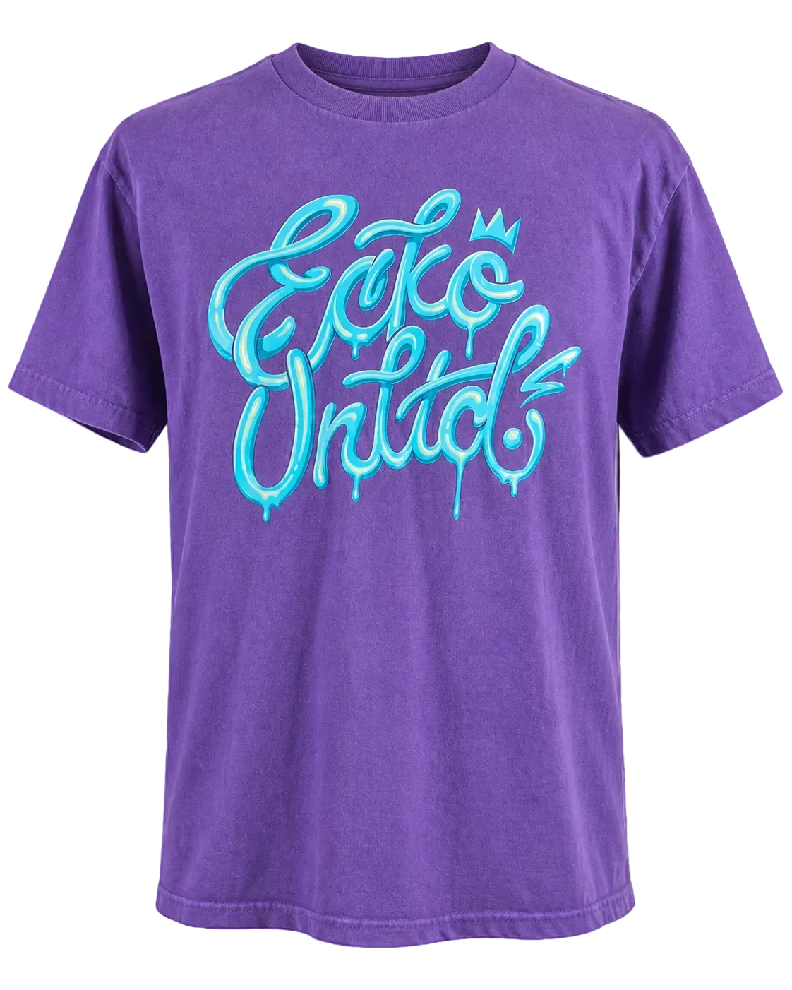 Ecko Unltd Men’s Large Purple Graphic T-Shirt Y2K Streetwear