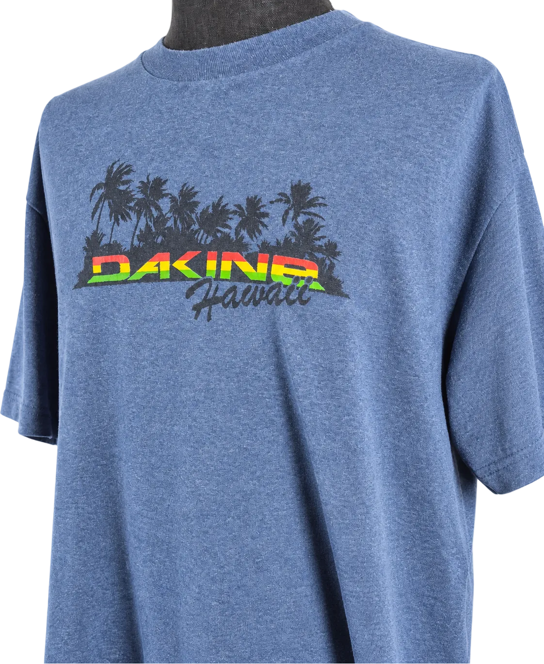 Dakine Hawaii Men’s XL Blue Graphic T-Shirt Palm Trees Surf Skate