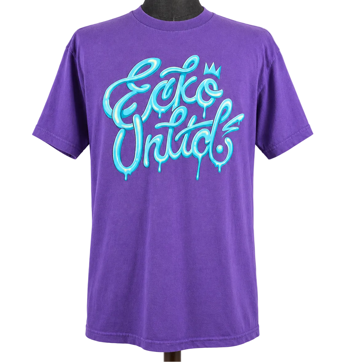 Ecko Unltd Men’s Large Purple Graphic T-Shirt Y2K Streetwear