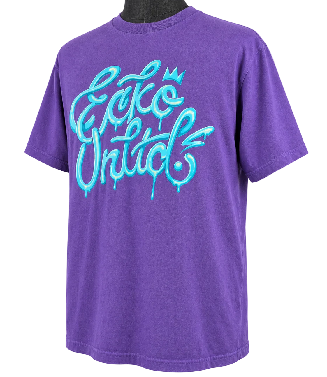 Ecko Unltd Men’s Large Purple Graphic T-Shirt Y2K Streetwear