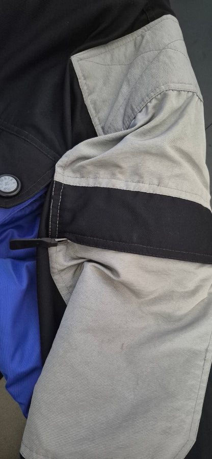 Obermeyer Pacesetter Hooded Ski Parka — Royal Blue & Black | Large