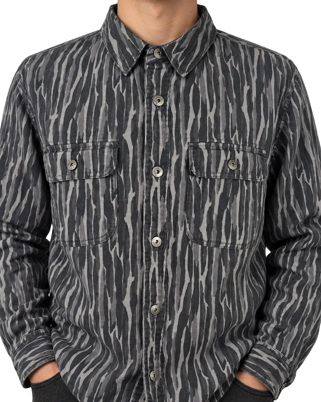 Duluth Trading Original Fire Hose Camo Shirt Jacket – Men’s XL Standard Fit