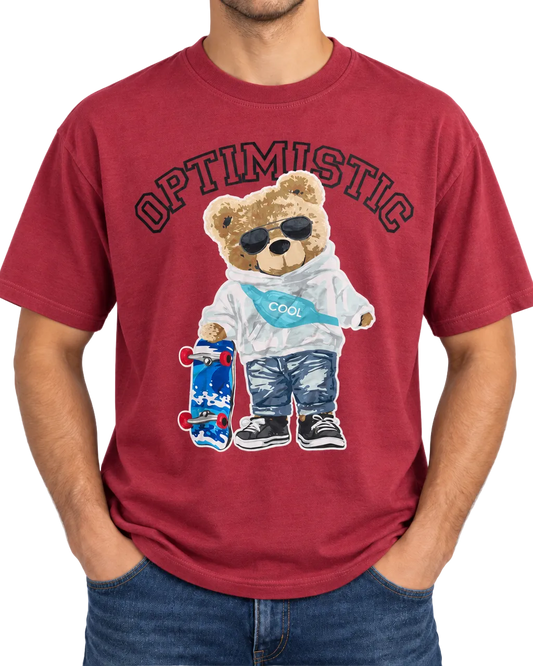Phat Farm Optimistic Teddy Tee — Red 2XL