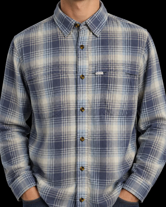 Carhartt Force Men’s Large Relaxed Fit Plaid Flannel Shirt – Fall 2015