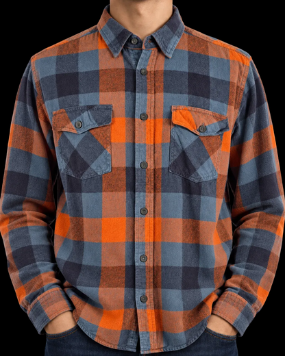 Eastern Mountain Sports Plaid Flannel Shirt – Men’s Large