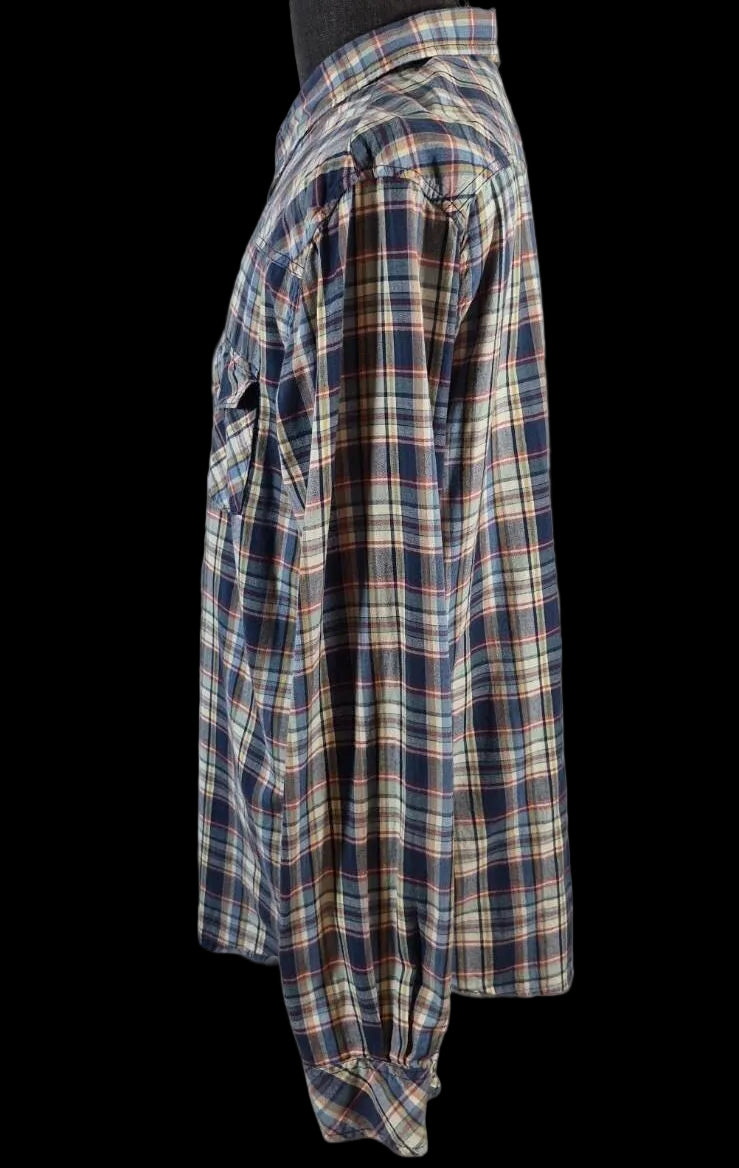 Mambo Australia Pearl Snap Plaid Shirt – XL
