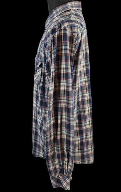 Mambo Australia Pearl Snap Plaid Shirt – XL