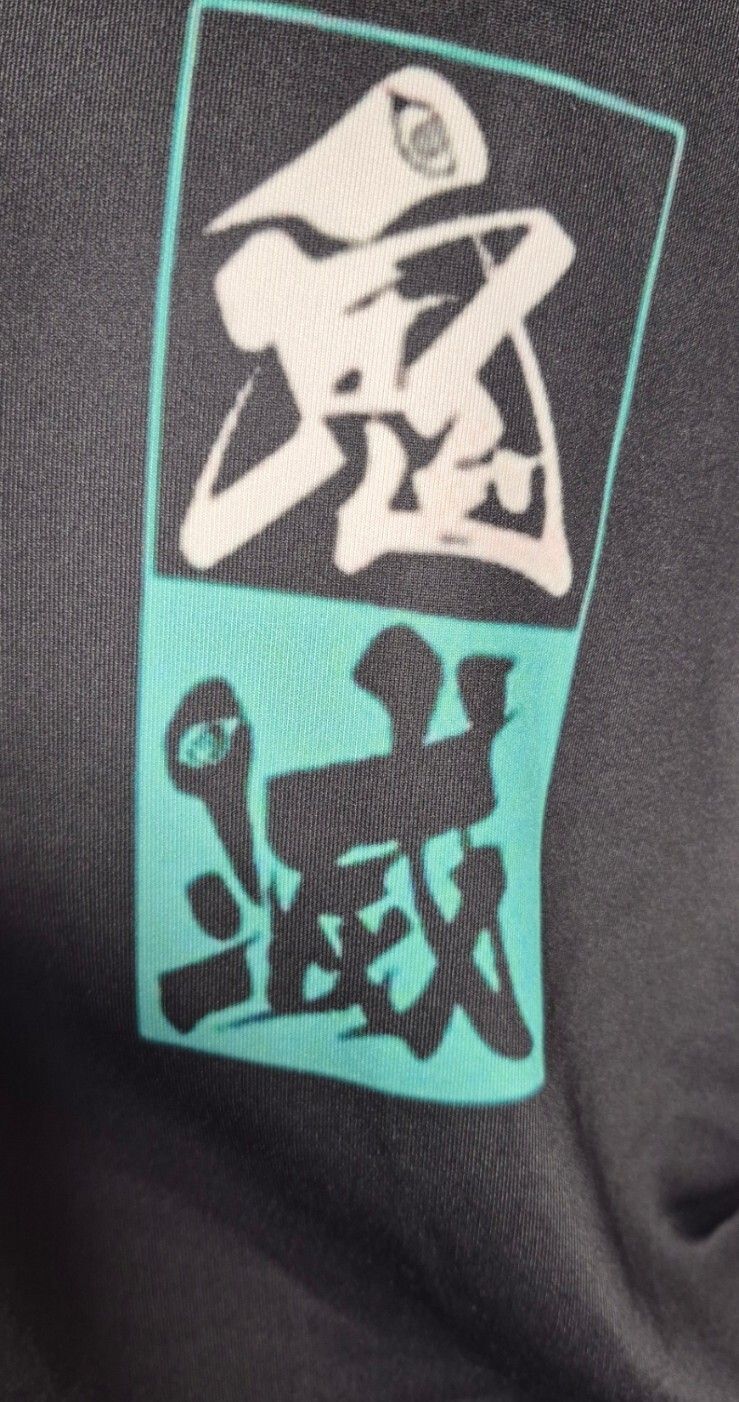Fandomaniax Tanjiro Katana Hoodie — Black & Teal XL