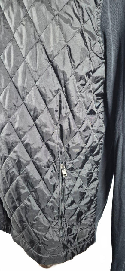 BOSS by Hugo Boss Quilted Hybrid Jacket — Black | XXL