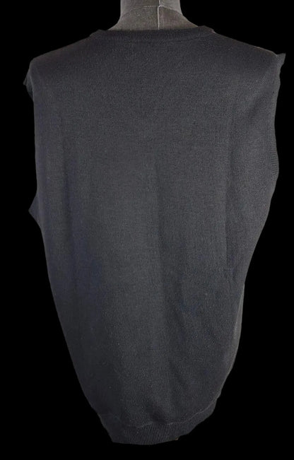 Phat Farm Argyle Sweater Vest — Red, Gray & Black | XL