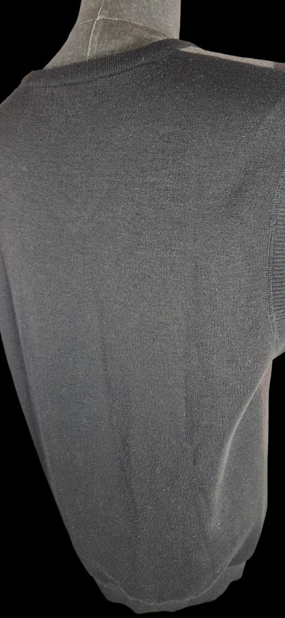 Phat Farm Argyle Sweater Vest — Red, Gray & Black | XL