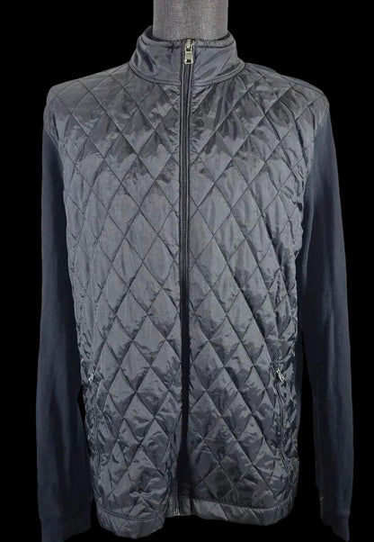 BOSS by Hugo Boss Quilted Hybrid Jacket — Black | XXL