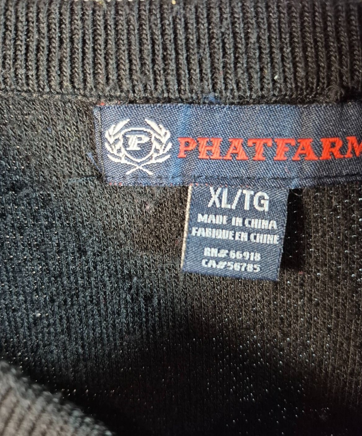 Phat Farm Argyle Sweater Vest — Red, Gray & Black | XL